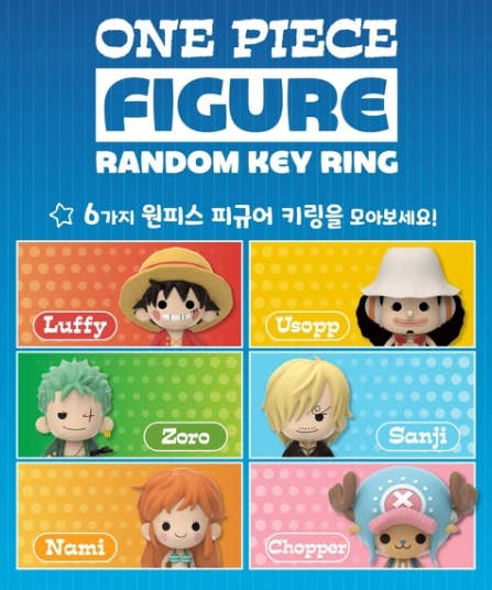 One Piece Figure Random Keyring Blind Box