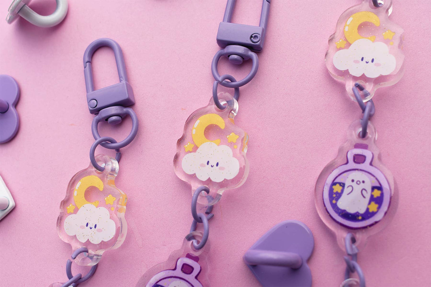Spoopy Magic Keychain Charm