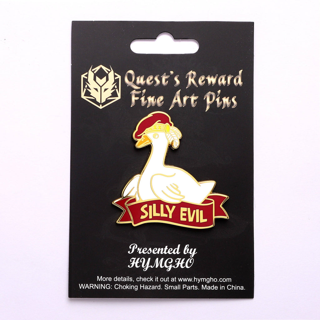 Alternative Alignments Enamel Pin - Silly Evil Goose