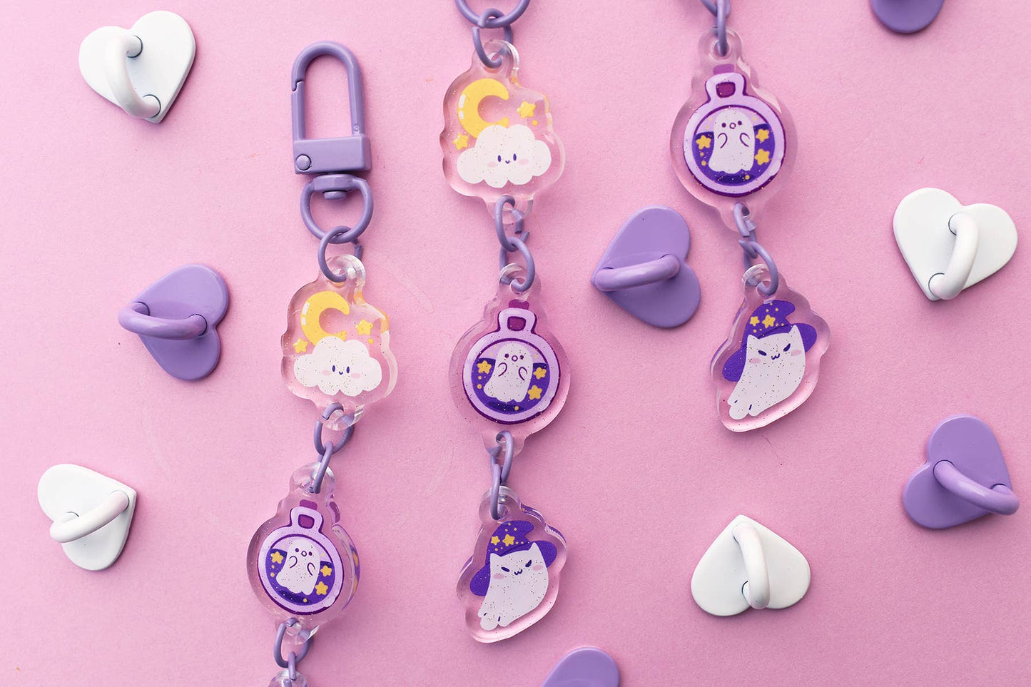Spoopy Magic Keychain Charm