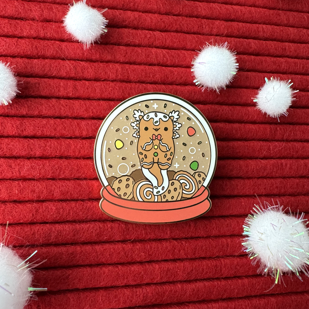 Snow Globe Lotl Blind Bag Enamel Pins