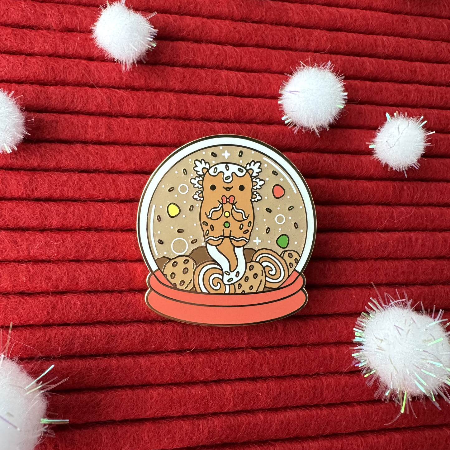 Snow Globe Lotl Blind Bag Enamel Pins