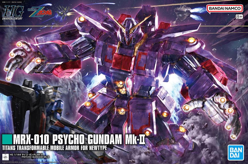 Bandai HGUC #261 1/144 Psycho Gundam Mk-II "Mobile Suit Zeta Gundam"