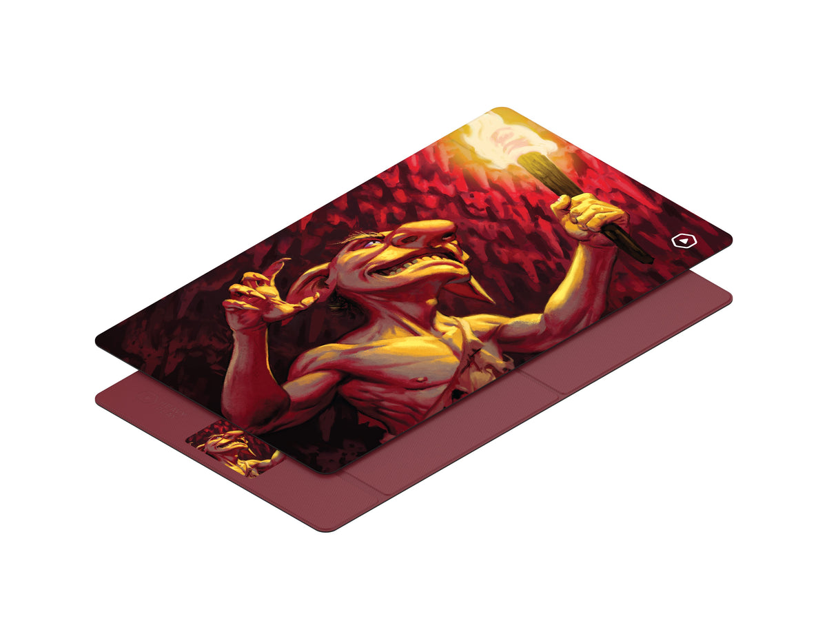 Heavy Play ETB Playmat Art Master Chris Deschamps Goblin