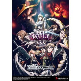 Anime poster featuring characters with dramatic poses and a dark background