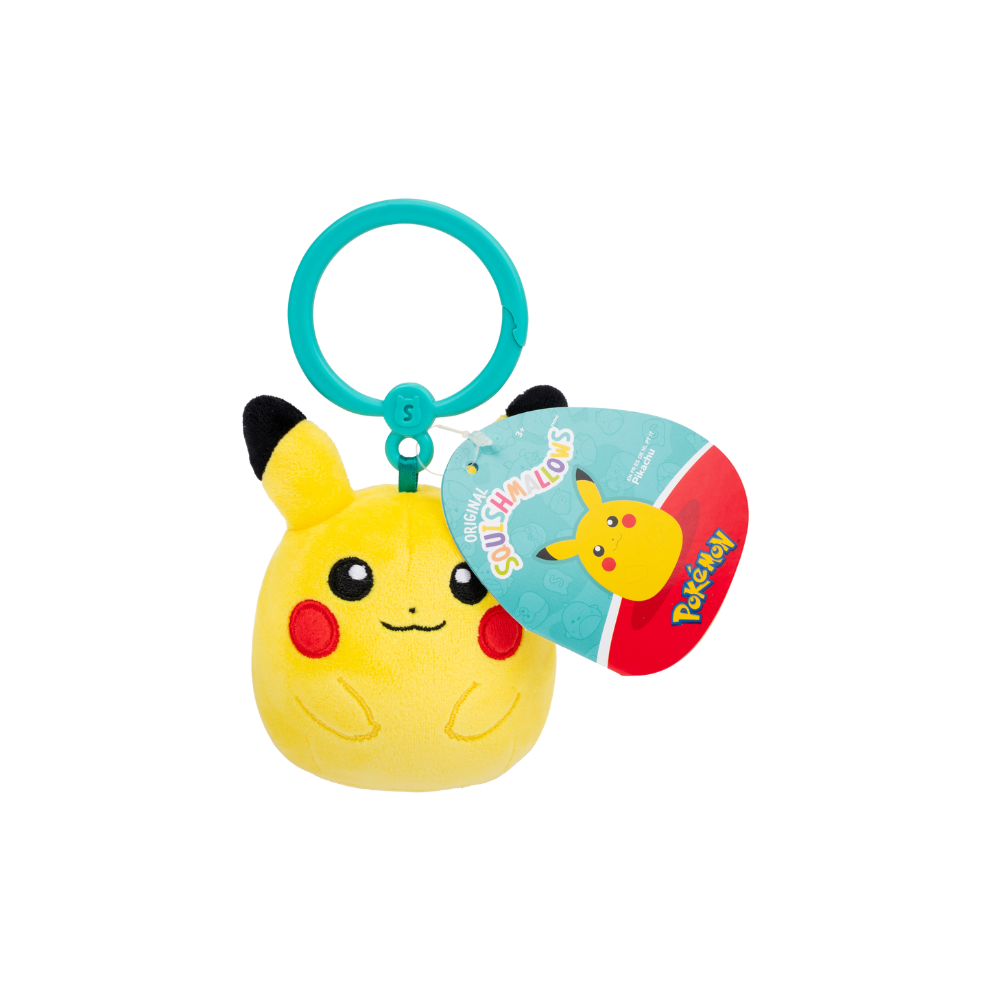 Squishmallows 3.5" Plush Clip Pokemon Assortment in Display