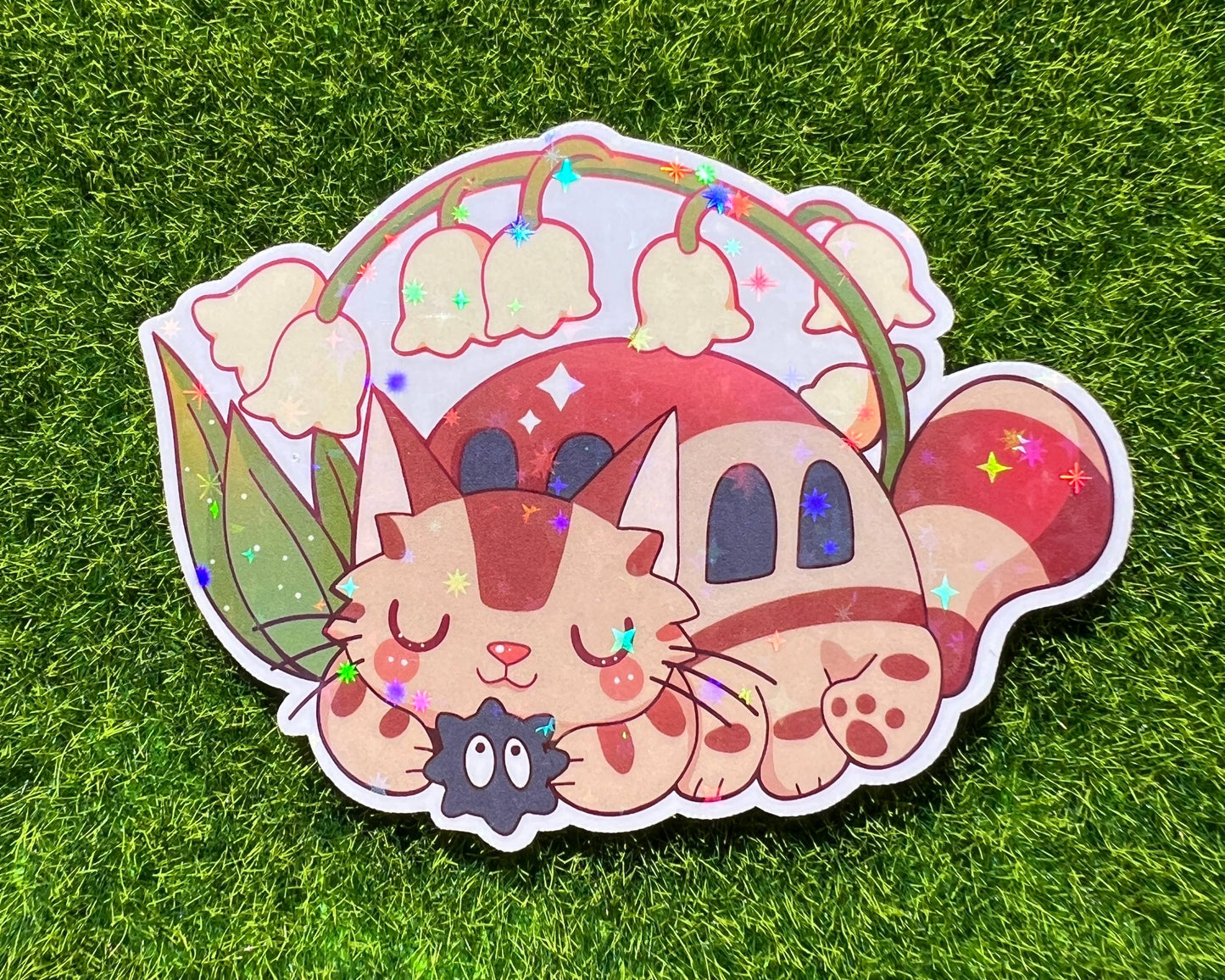 Spring Sticker Cat Bus