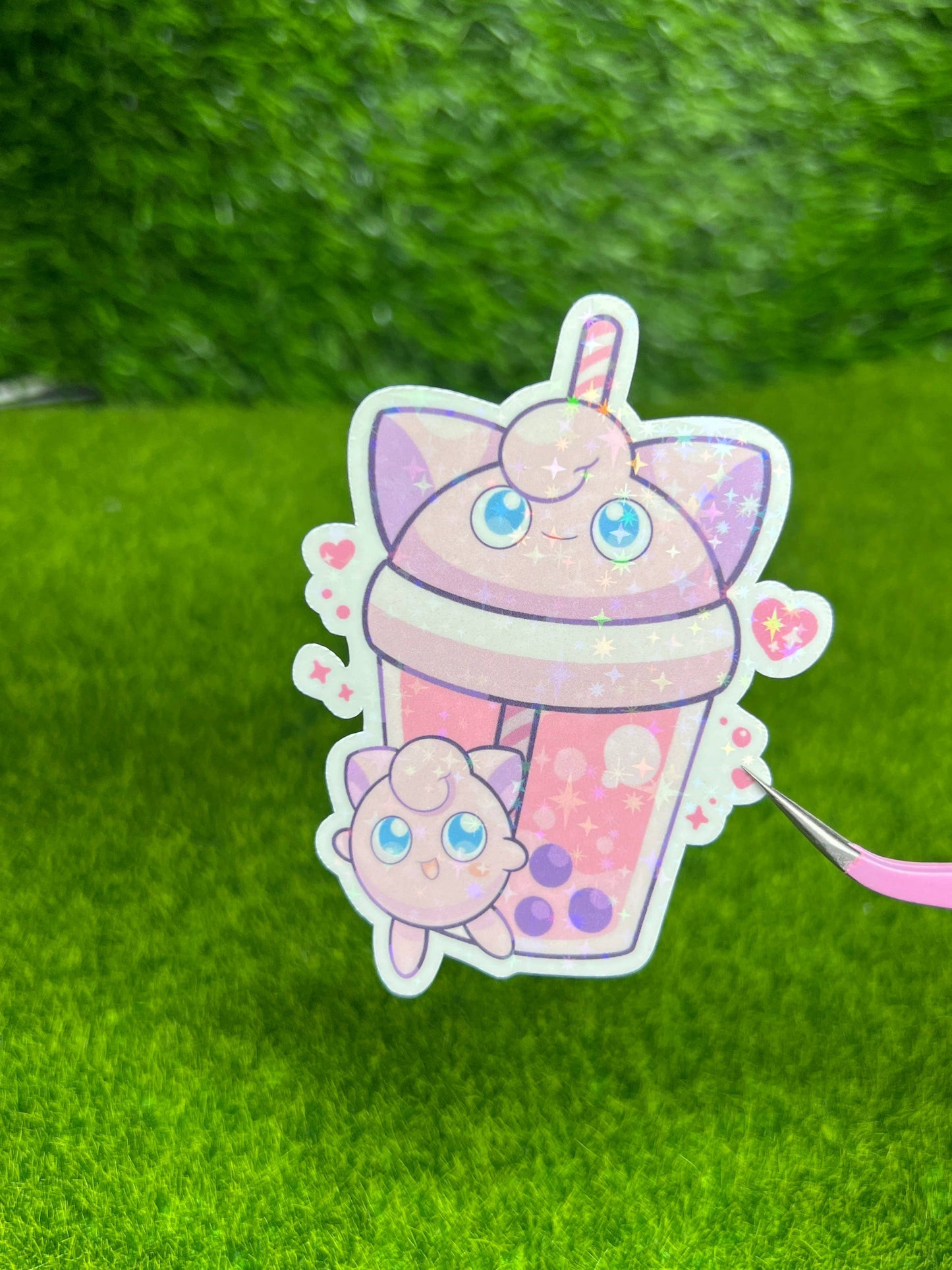 Boba Buddies Sticker Pink