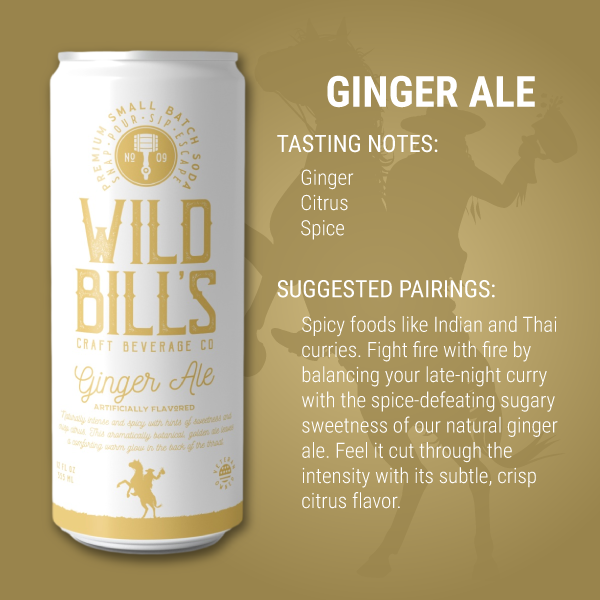 Ginger Ale - Premium Cane Sugar Soda, 12-Pack, Cans