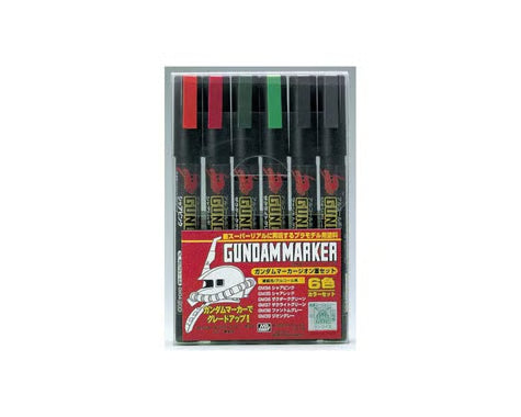 Mr Hobby Gundam Marker Set - Zeon Marker