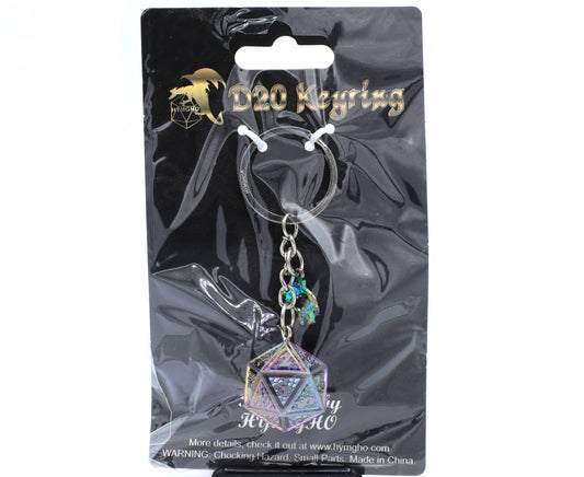 D20 Dice Keychain Behemoth - Rainbow