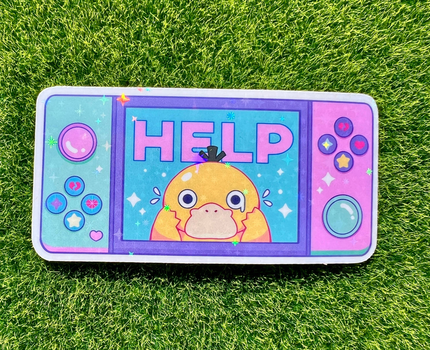 Psychic Duck Game Sticker