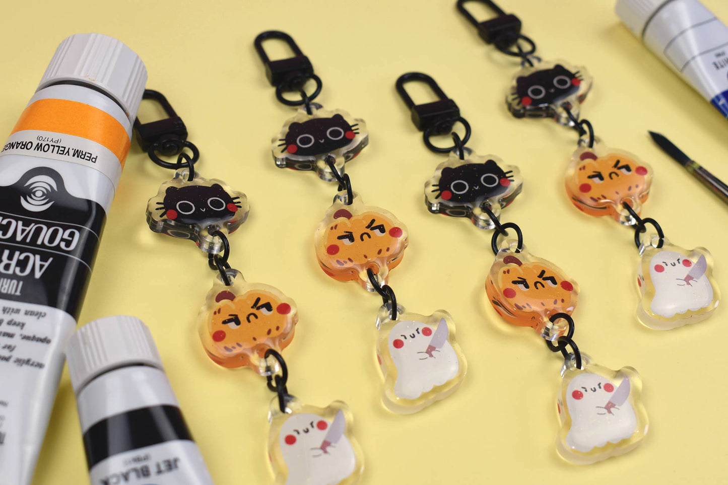 Murder Crew Halloween Keychain Charm