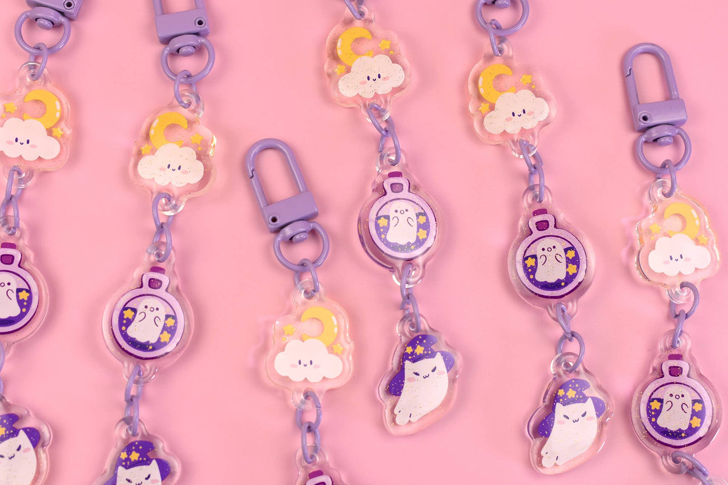 Spoopy Magic Keychain Charm