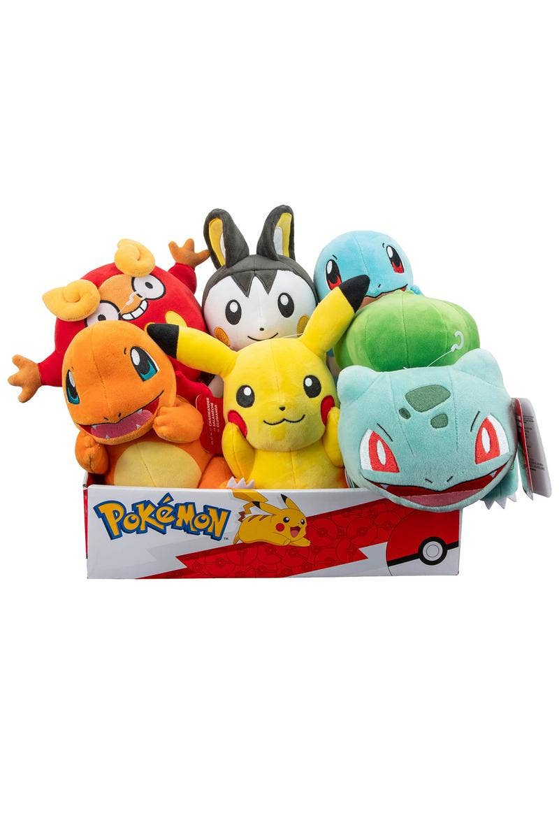 Pokemon 8" Plush Assortment in 6pc Display - Rotating Series