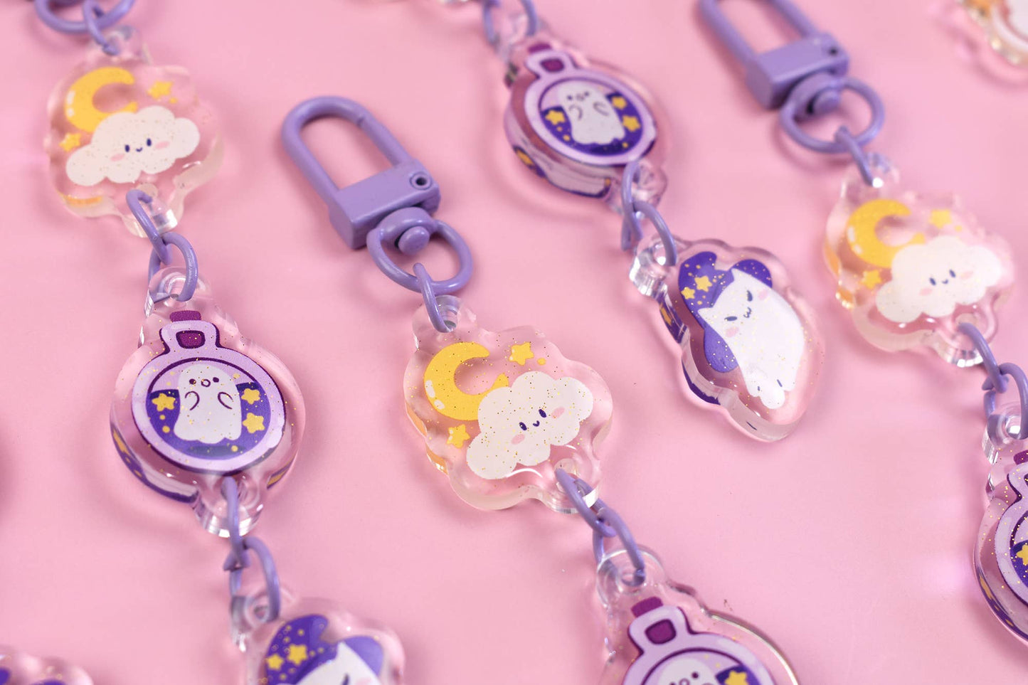 Spoopy Magic Keychain Charm