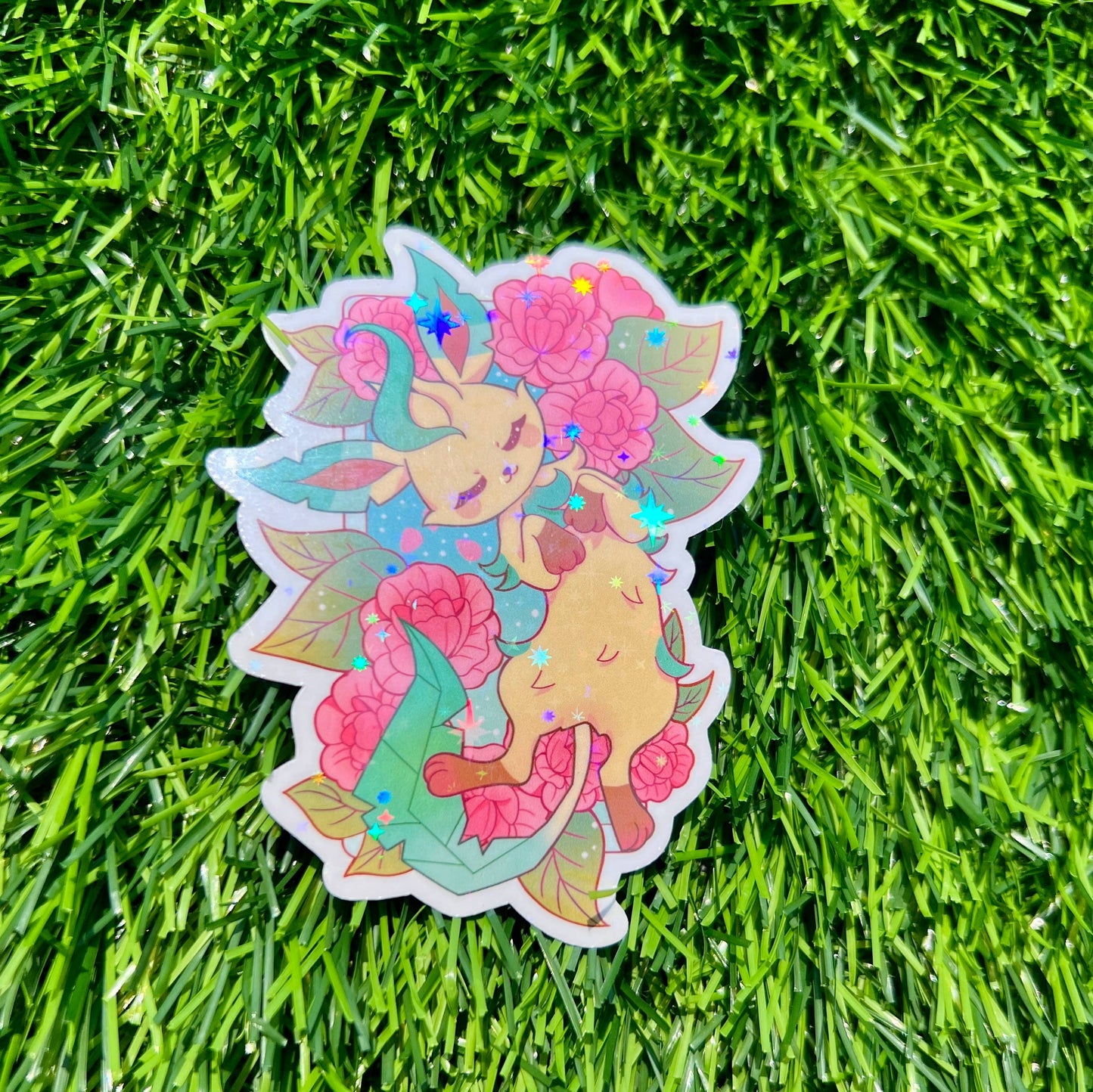 Evolution Flowers Sticker Grass