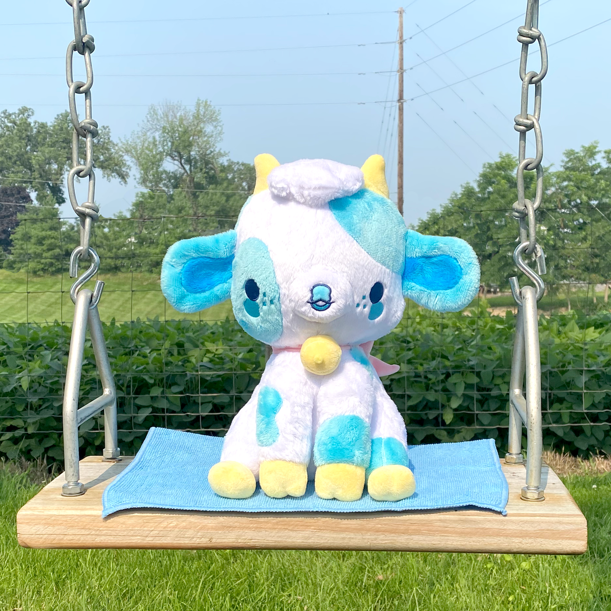 Cobbler the Blueberry Cow Plush Toy